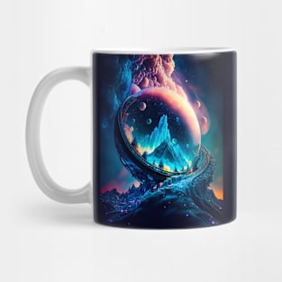 Chaotic Cosmos: Enchanting Views Mug